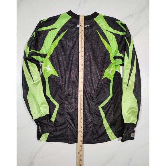Empire Invert  Shirt Black Green Paintball Medium Jersey Padded Long Sleeve - Picture 10 of 10